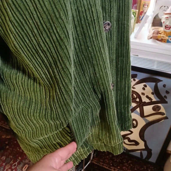 Vintage Foxrun Green Corduroy Jacket Size M - Picture 6 of 10